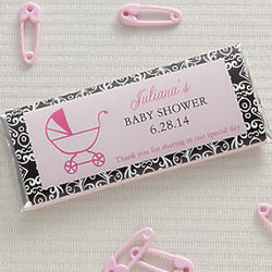 Personalized Baby Shower Chocolate Bar Wrappers