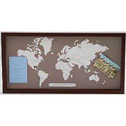 World Map Personalized Framed Print