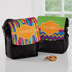 Personalized Bright and Cheerful Lunch Tote