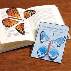 Magic Butterfly Flying Bookmark
