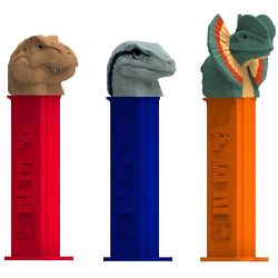 12 Jurassic World Pez Dispensers