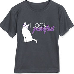 I Look Purrfect Cat T-Shirt