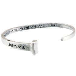 John 3:16 Nail Cuff Bracelet