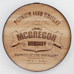 Personalized Whiskey Barrel Wood Sign