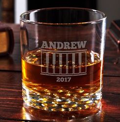 Grand Piano Personalized Whiskey Glass