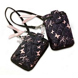 Sharing Ribbons of Hope Breast Cancer Support Wristlet