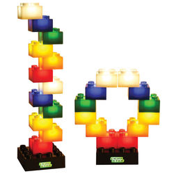 Two 12-Piece Sets of Light-Stax Building Toys