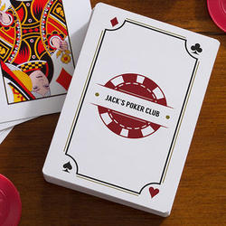Personalized Poker Night Playing Cards