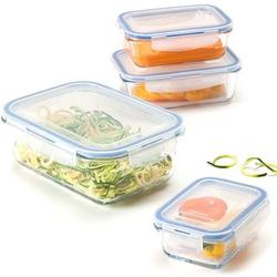4 Glass Food Storage Containers
