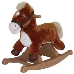Ride-On Rockin' Rider Rocking Pony in Brown