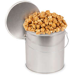 Pink Himalayan Sea Salt Caramel Popcorn 1 Gallon Gift Tin