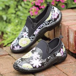 Women's Floral Slip-On Garden Shoes