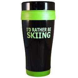 I'd Rather Be Skiing Stainless Steel Travel Tumbler
