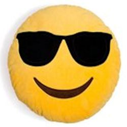 Sunglasses Emoji Pillow