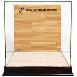 San Antonio Spurs On Court NBA Basketball Display Case