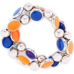 University of Florida Blue & Orange Enamel Bracelet