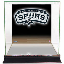 San Antonio Spurs Logo NBA Basketball Display Case