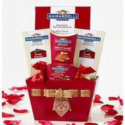 Lovin' Ghirardelli Valentine Chocolates Basket