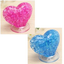 3D Crystal Heart Puzzle