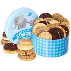 Welcome Baby Boy Cookie Gift Box
