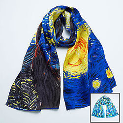 Van Gogh Starry Night Silk Scarf