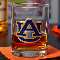Auburn Tigers Whiskey Glass