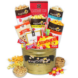 Valentine's Day Popcorna and Treats Gift Tin