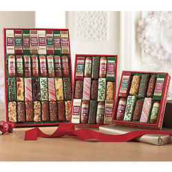 Holiday Cheese Bars and Sausage Logs Gift Box