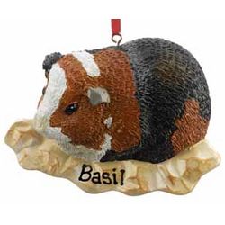 Personalized Guinea Pig Christmas Ornament