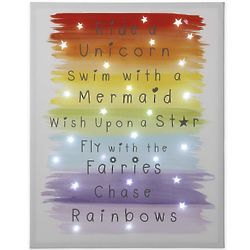 Light-Up Wishes Canvas