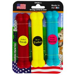 3 Small Flavored Dog Toys