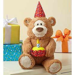 Personalized Happy Birthday Animated Bear