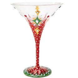Hoilday Soiree Martini Glass