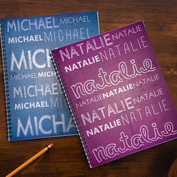My Name Personalized Large Notebooks