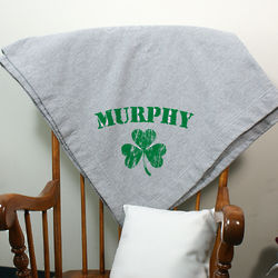Personalized Irish Fleece Blanket