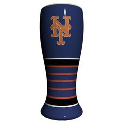New York Mets Artisan Hand Painted Pilsner Glass