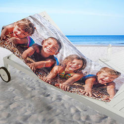 Personalized Photo Collage Beach Towel