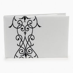 Black and White Wedding Guest Book