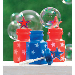 Patriotic Star Bubble Bottles