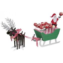 Santa and Reindeer Cake Pop Stand