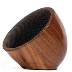 Bluboom Wireless Walnut Wood Speaker
