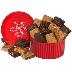Brownies in Happy Valentine's Day Gift Box
