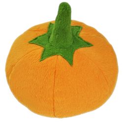 Plush Pumpkin Dog Toy