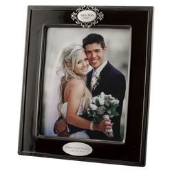 Mr. and Mrs. Engraved 8x10 Wedding Photo Frame