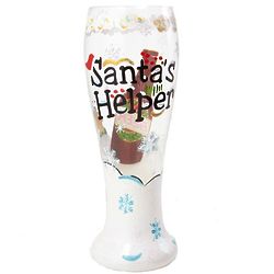 Santa's Helper Pilsner Glass