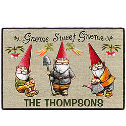 Gnome Door Mat Gnome Sweet Gnome Personalized Doormat Sc 1 St