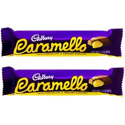 2 Cadbury Caramello Candy Bars