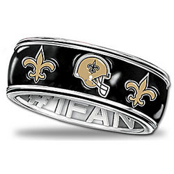 New Orleans Saints #1 Fan Spinning Ring