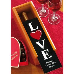 Personalized Love Wine Box