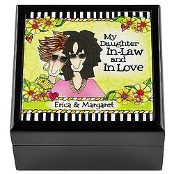 Personalized Wonderful, Wacky Woman Trinket Box
